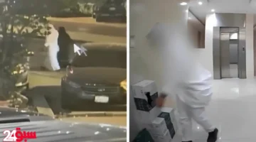 سرقة طلبات التوصيل.. كاميرات ترصد لحظة سطو رجل وامرأة على طرود المنازل